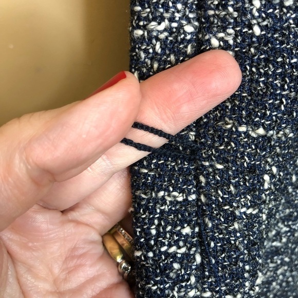 Talbots Blue Sleeveless Tweed Dress Size 8 NWT - Picture 3 of 6